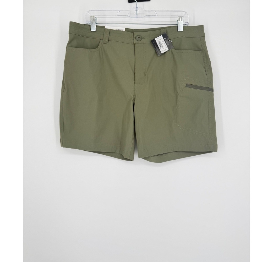 Eddie Bauer Womens Rainer Shorts 14 Gorpcore Outdoor Hiking Trails Camping - Picture 12 of 12